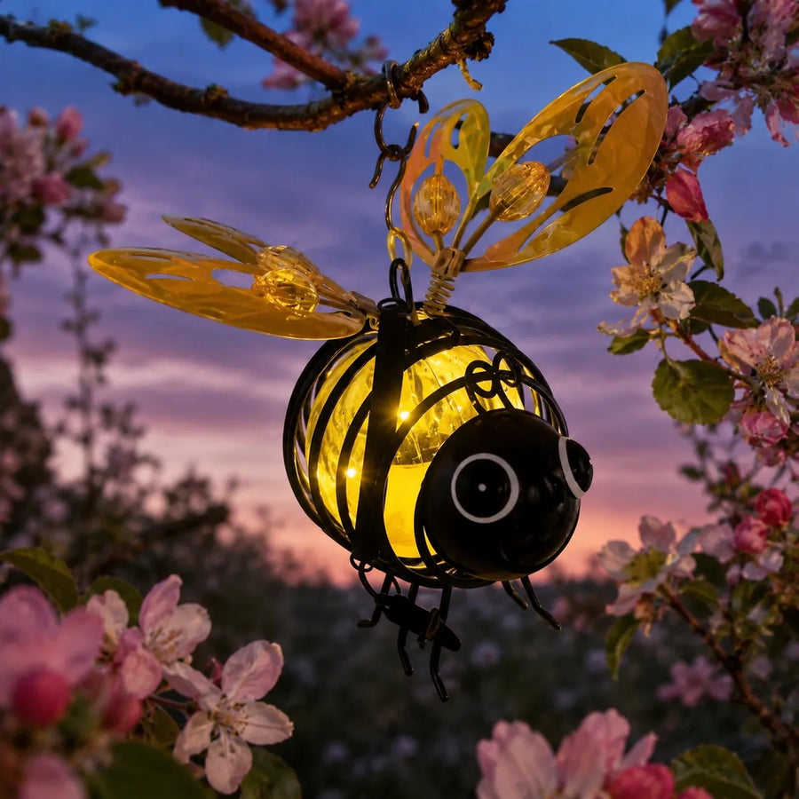 Beeloom – Solar Hanging Bee Lamp for Garden