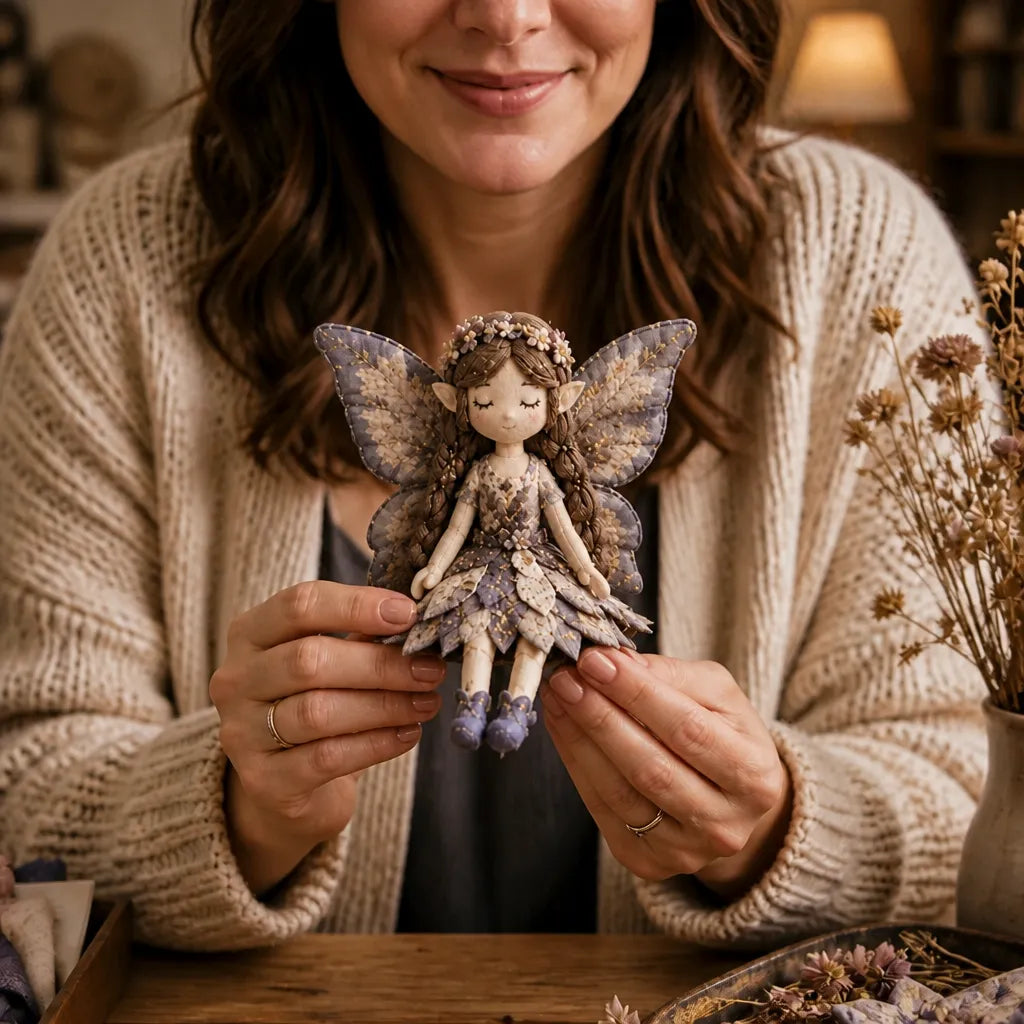 Fabellyn – Handmade Fairy Sewing Kit with Pre-Cut Fabric