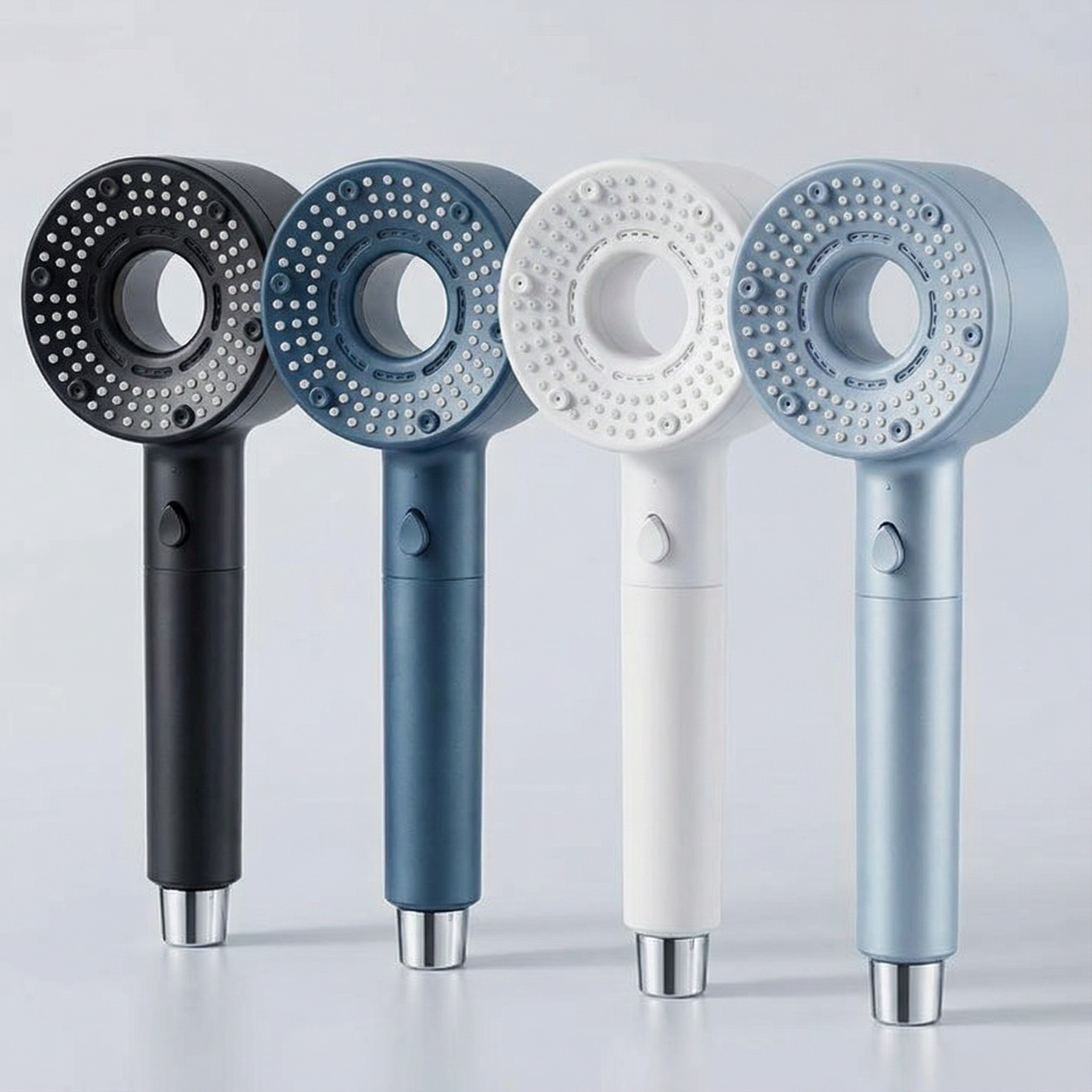 Flowtex - High pressure shower head with pause button