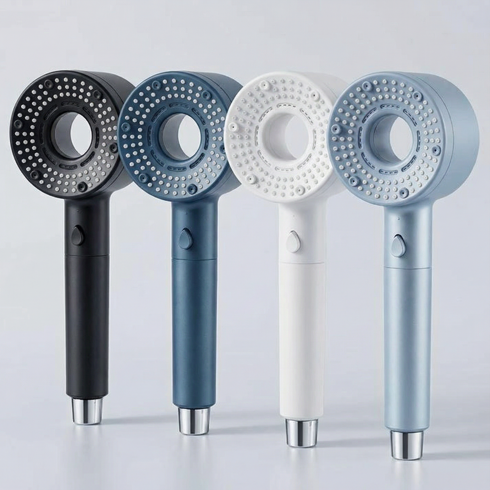 Flowtex - High pressure shower head with pause button