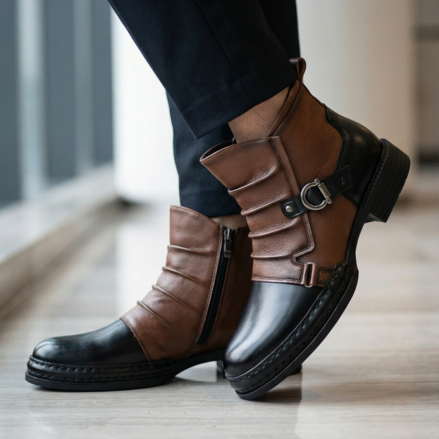 Cavalier – Women's Two-Tone Ankle Boots