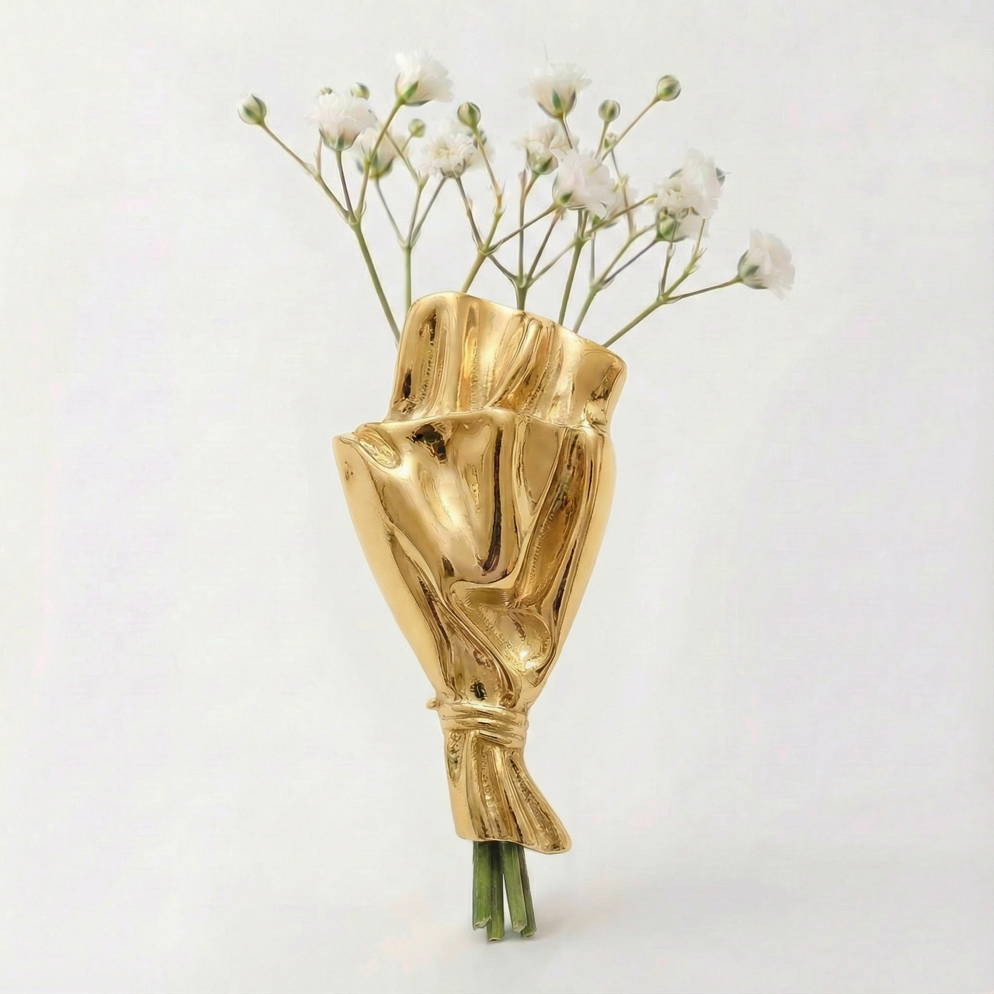 Florette - Wearable flower vase brooch