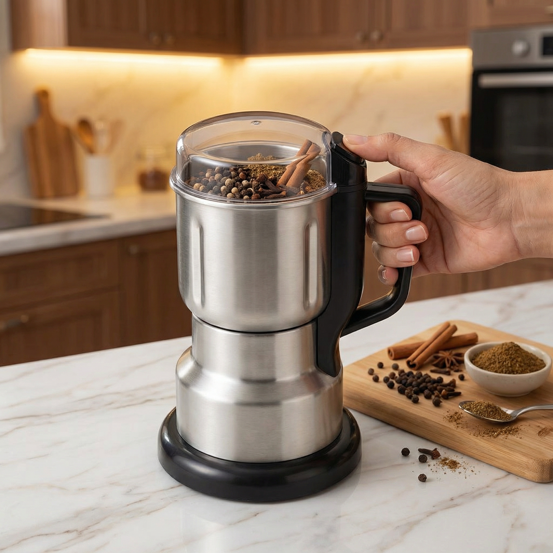 Grindora – Multi Blade Grinder for Coffee and Spices