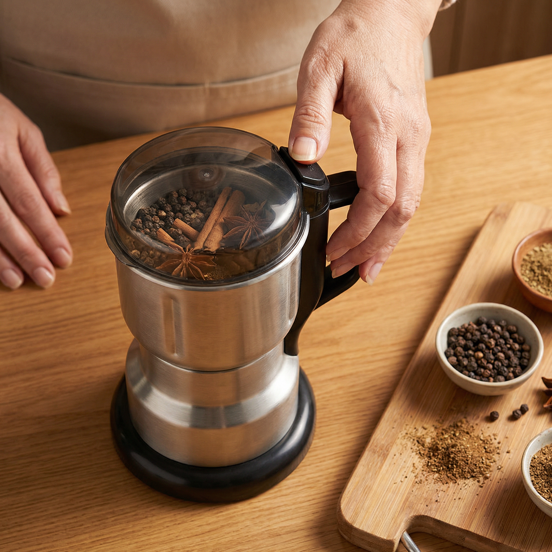 Grindora – Multi Blade Grinder for Coffee and Spices