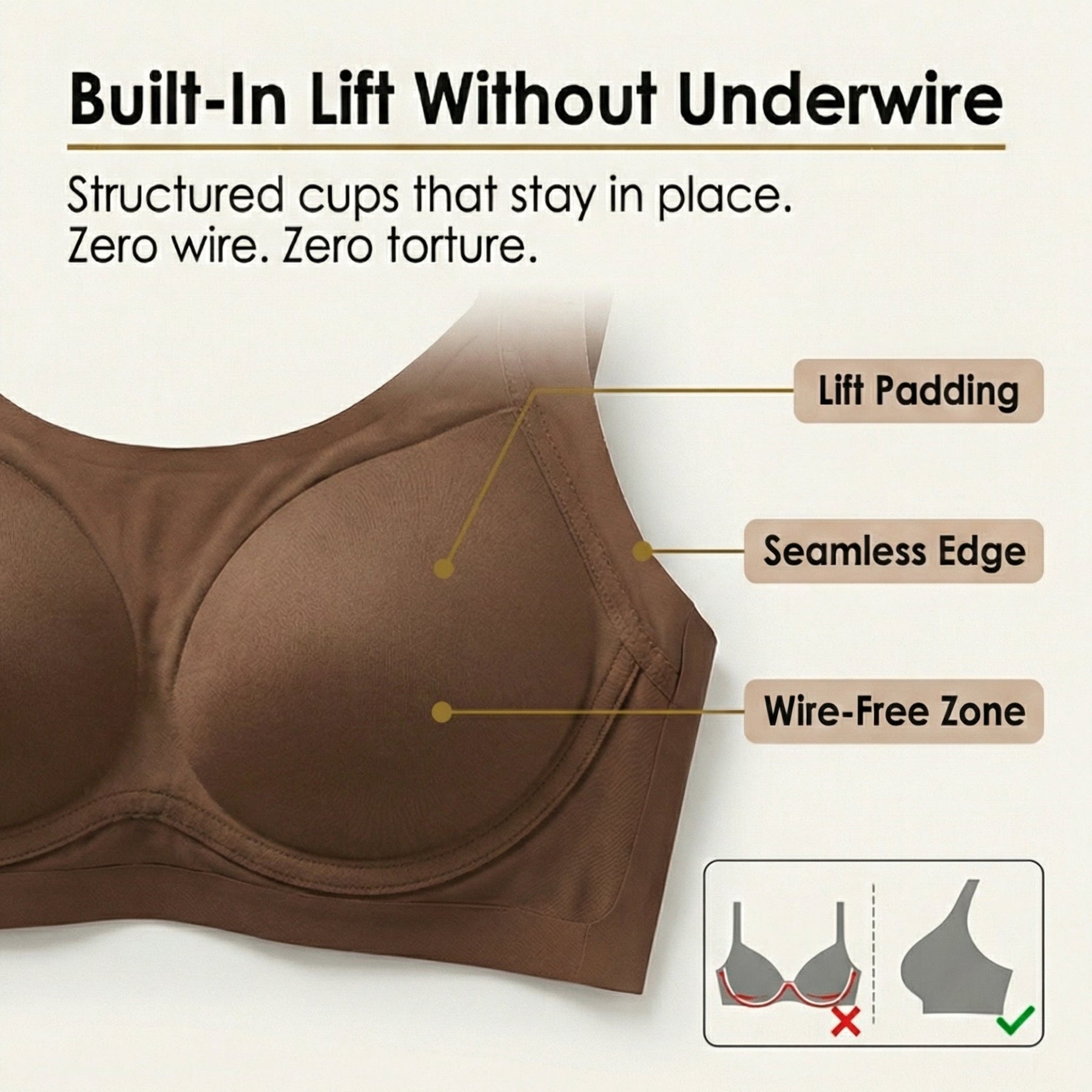Liftara – Wireless Adjustable Lift Bra
