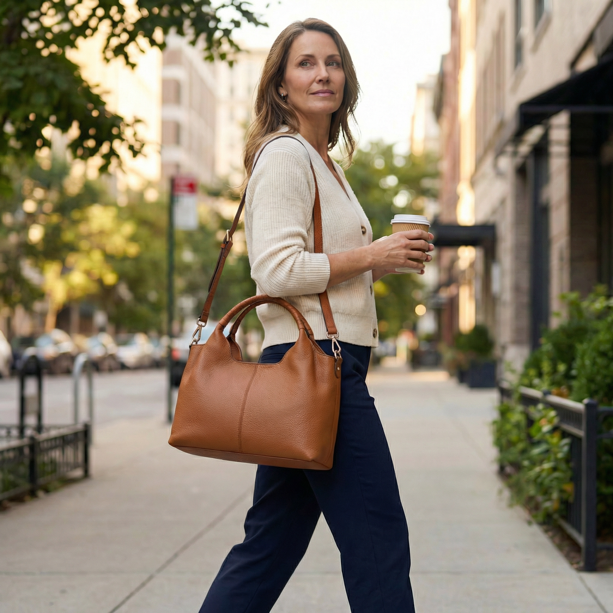 Carrina – Soft Leather Everyday Hobo Bag