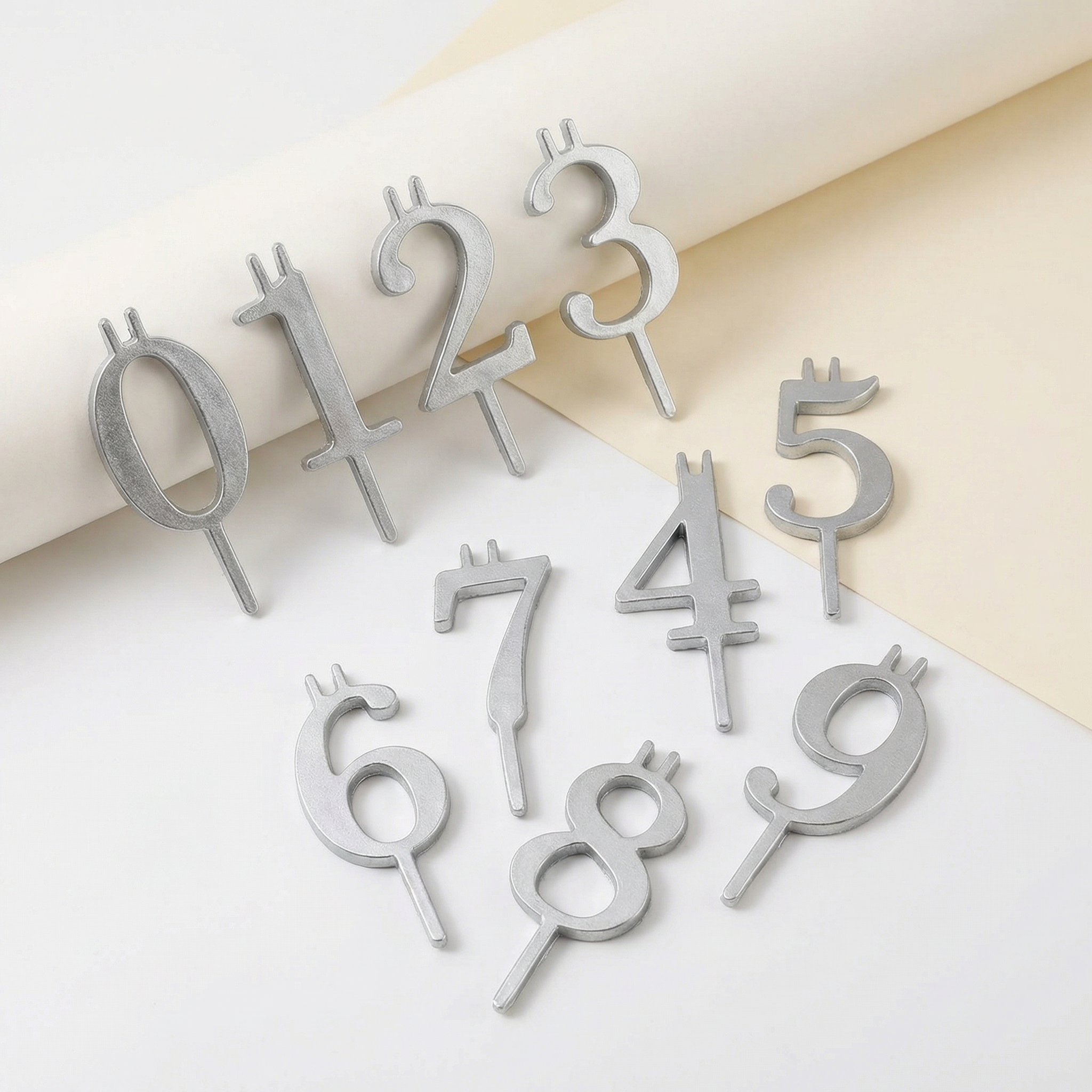 Candlewell – Reusable Number Candle Holder Set