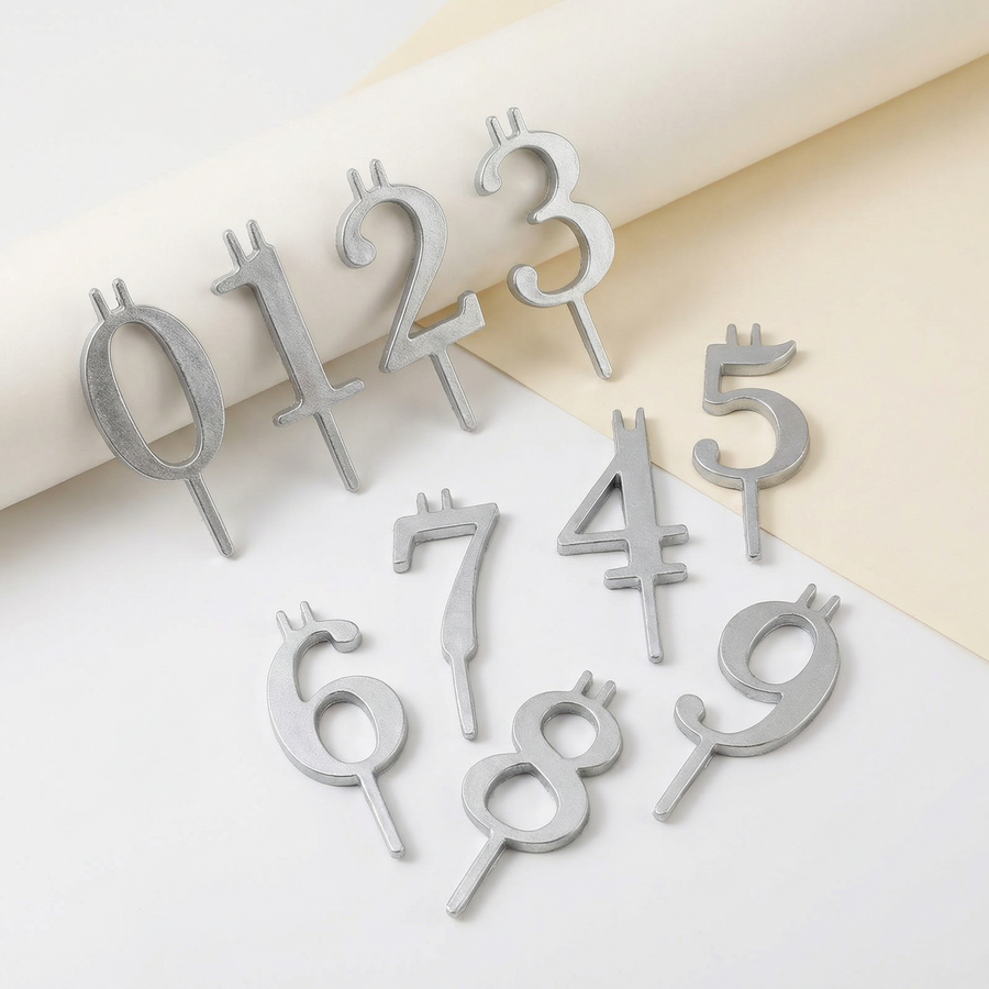 Candlewell – Reusable Number Candle Holder Set