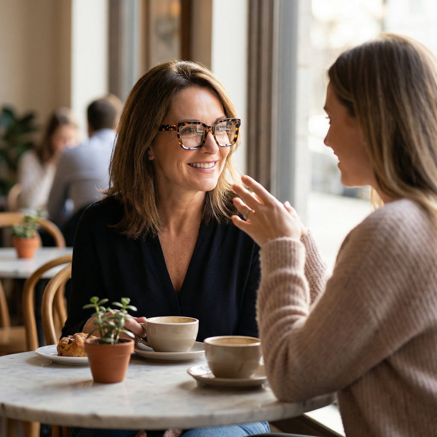 Clarelle – Oversized Tortoiseshell Reading Glasses for Women