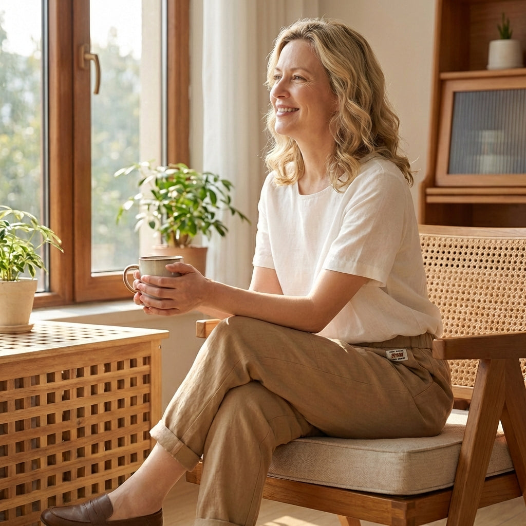 Linara – Cotton Linen Tapered Pants