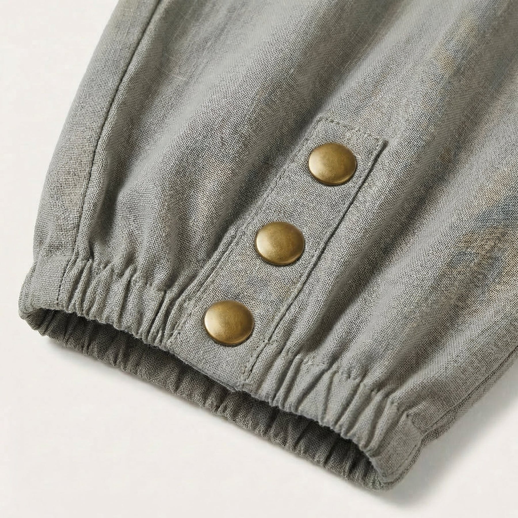Brezia – Relaxed Fit Cotton Linen Capris for Women