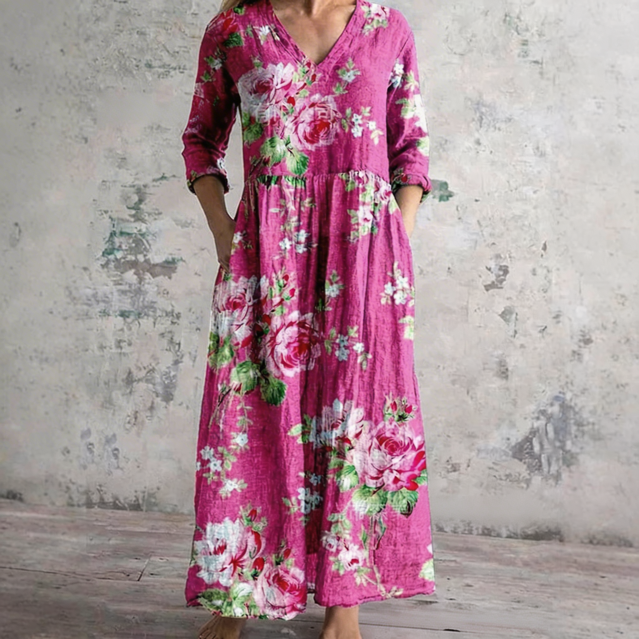 Lana | Elegant Printed Dress