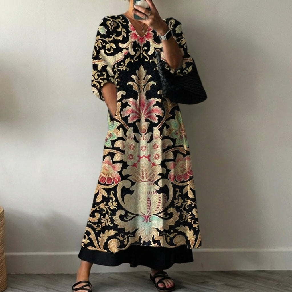 Eva | Elegant Printed Dress