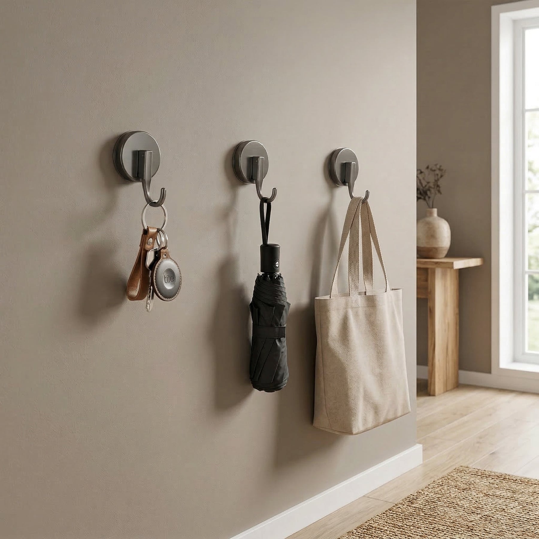 Holdlox - No Drill Wall Hooks for Smooth Surfaces