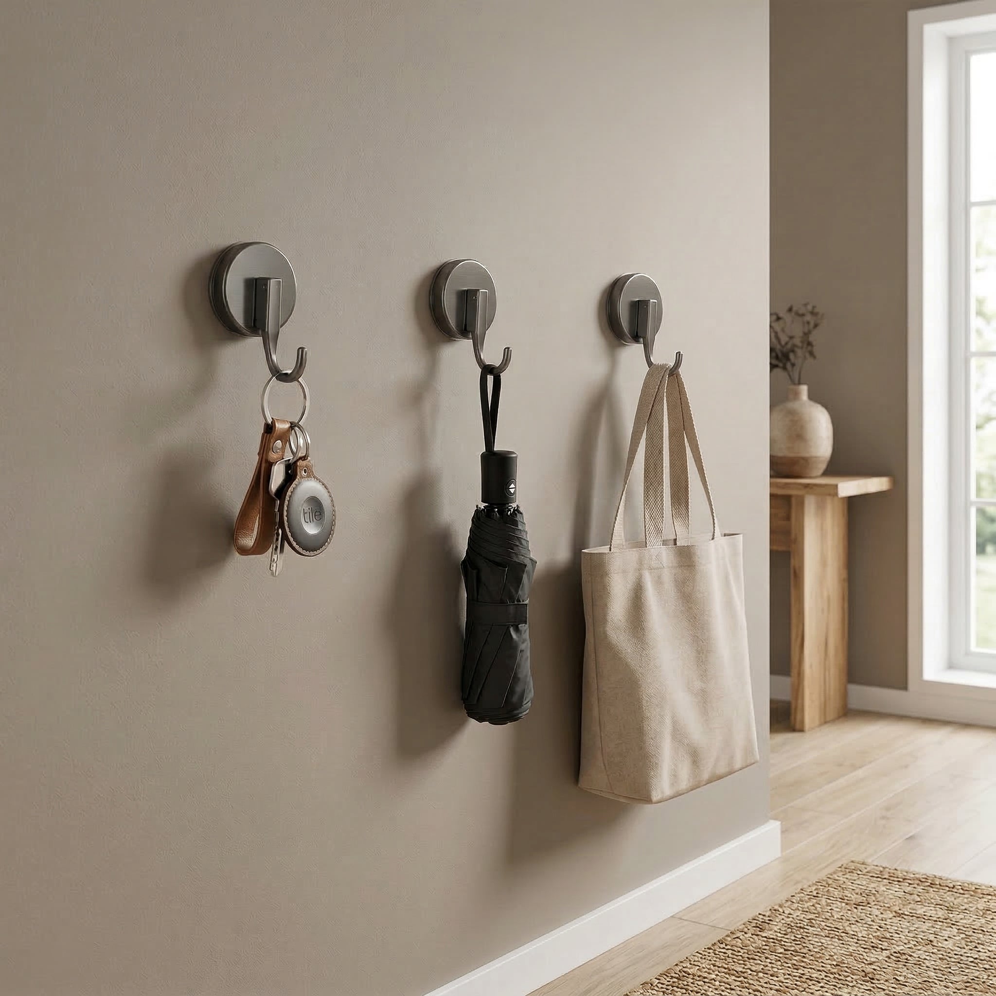 Holdlox - No Drill Wall Hooks for Smooth Surfaces