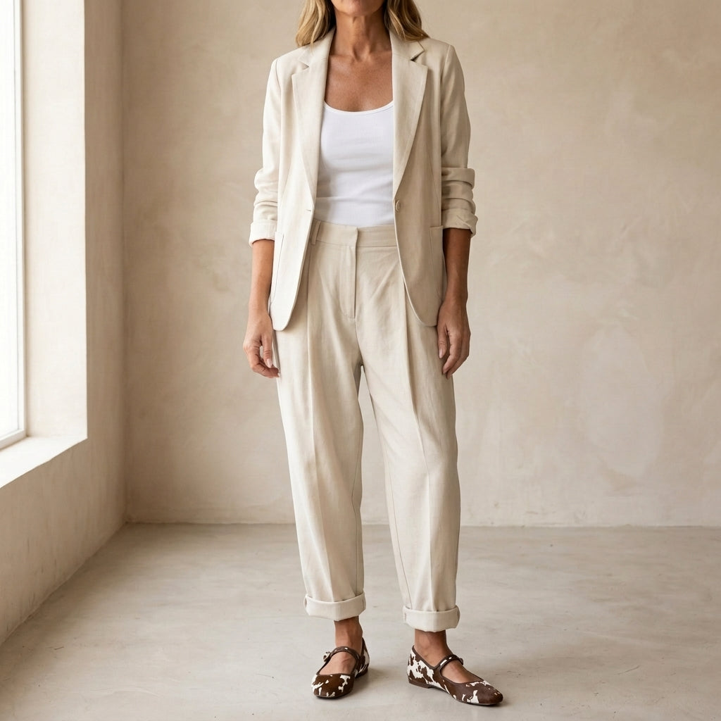 Elaire – Women's Relaxed Blazer and Trouser Set