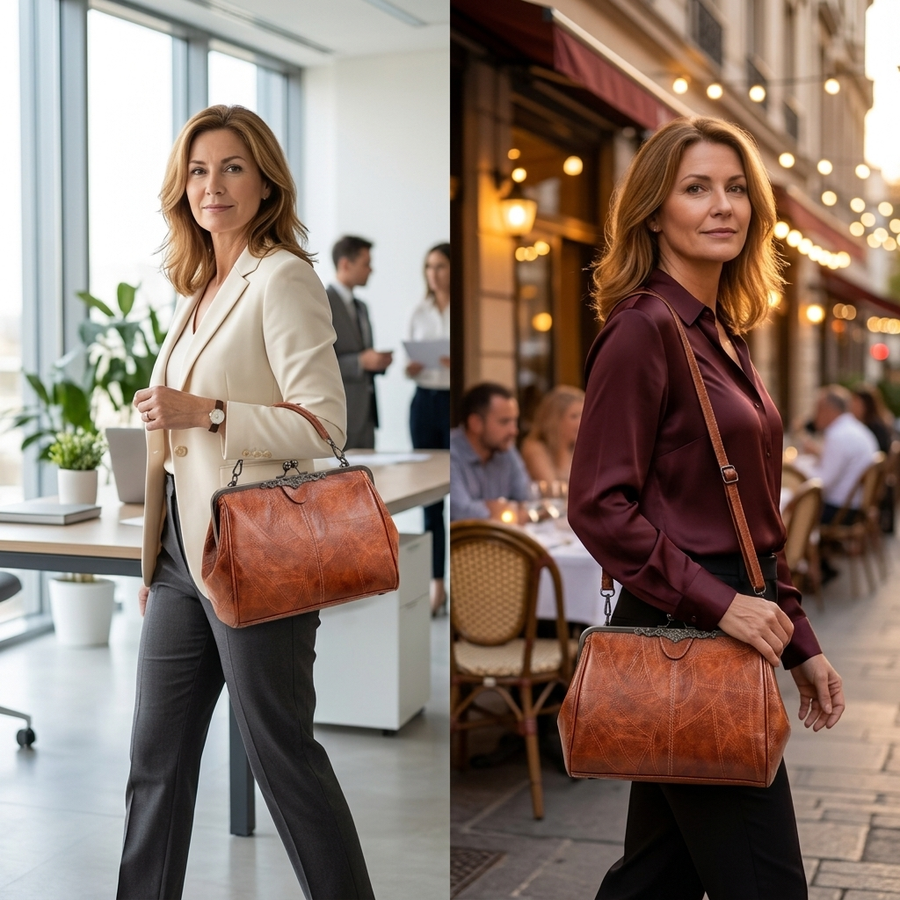 Bellora – Vintage Kiss Lock Handbag