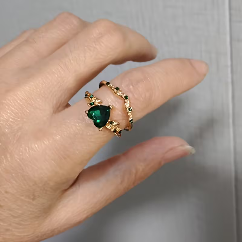Heartbound Duo Ring Set
