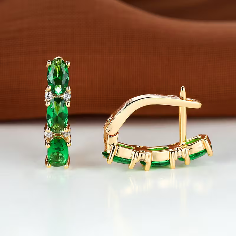 Verdant Trio Earrings