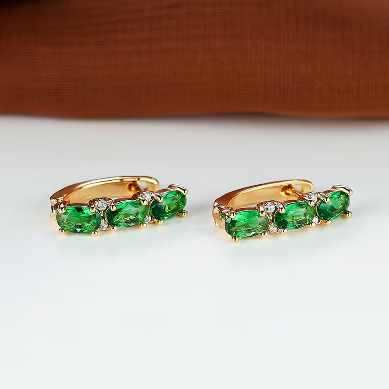 Verdant Trio Earrings