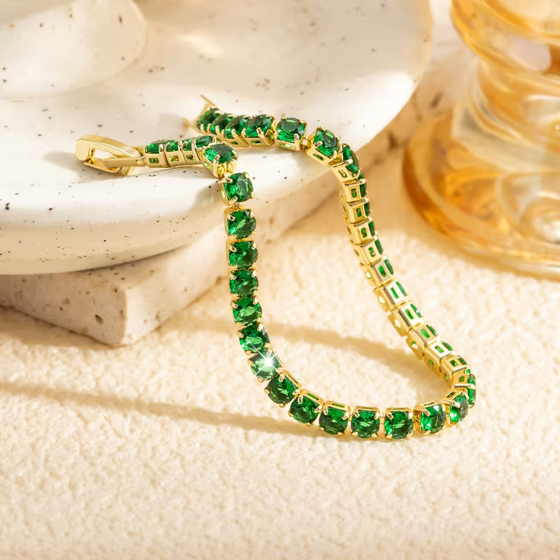Evergreen Tennis Bracelet