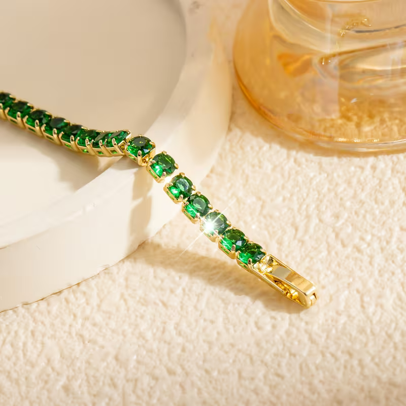 Evergreen Tennis Bracelet
