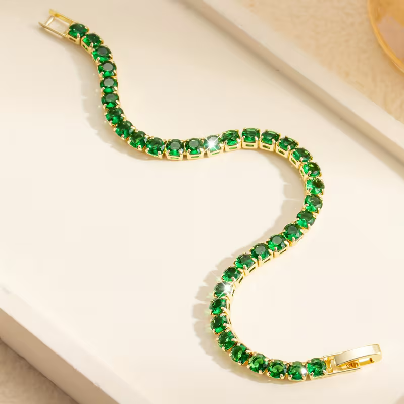 Evergreen Tennis Bracelet