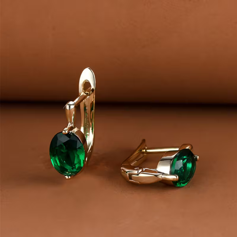 Oval Glow Earrings