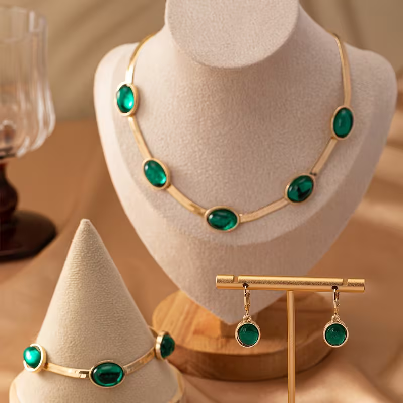 Verdant Grace Jewelry Set