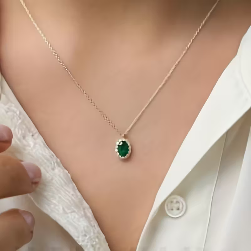 Petite Halo Necklace