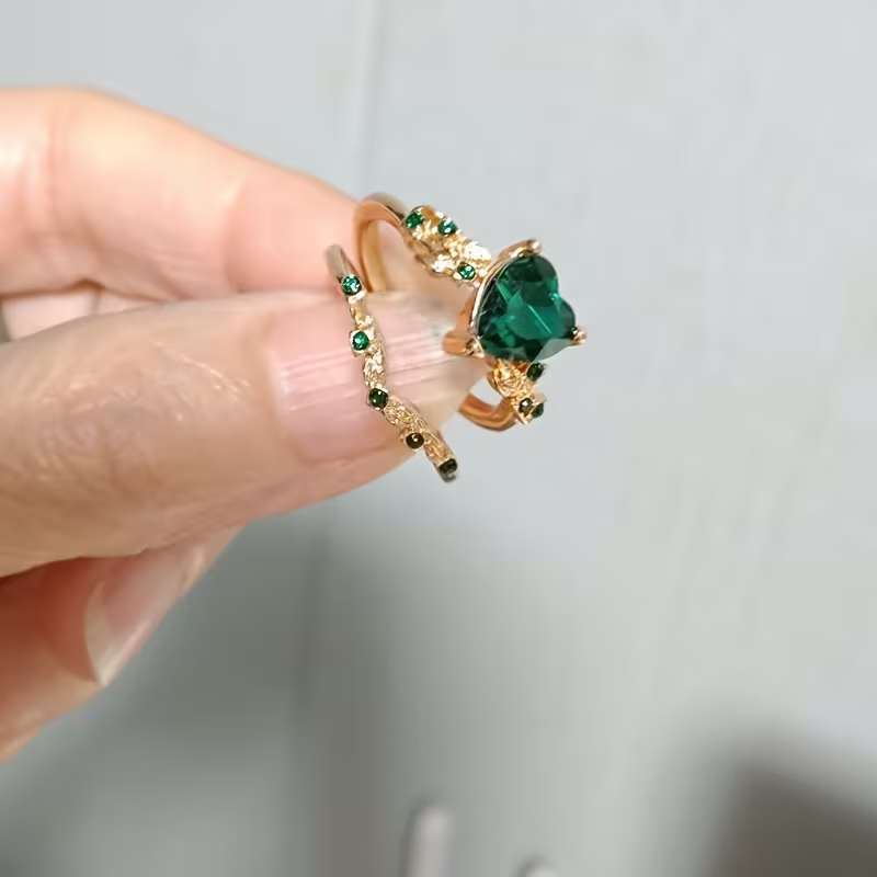 Heartbound Duo Ring Set