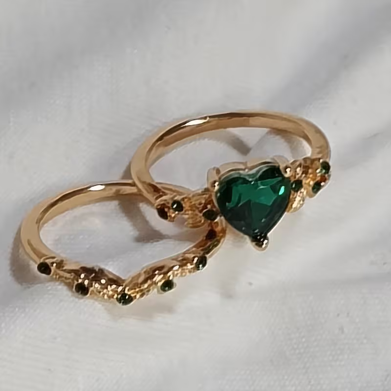 Heartbound Duo Ring Set