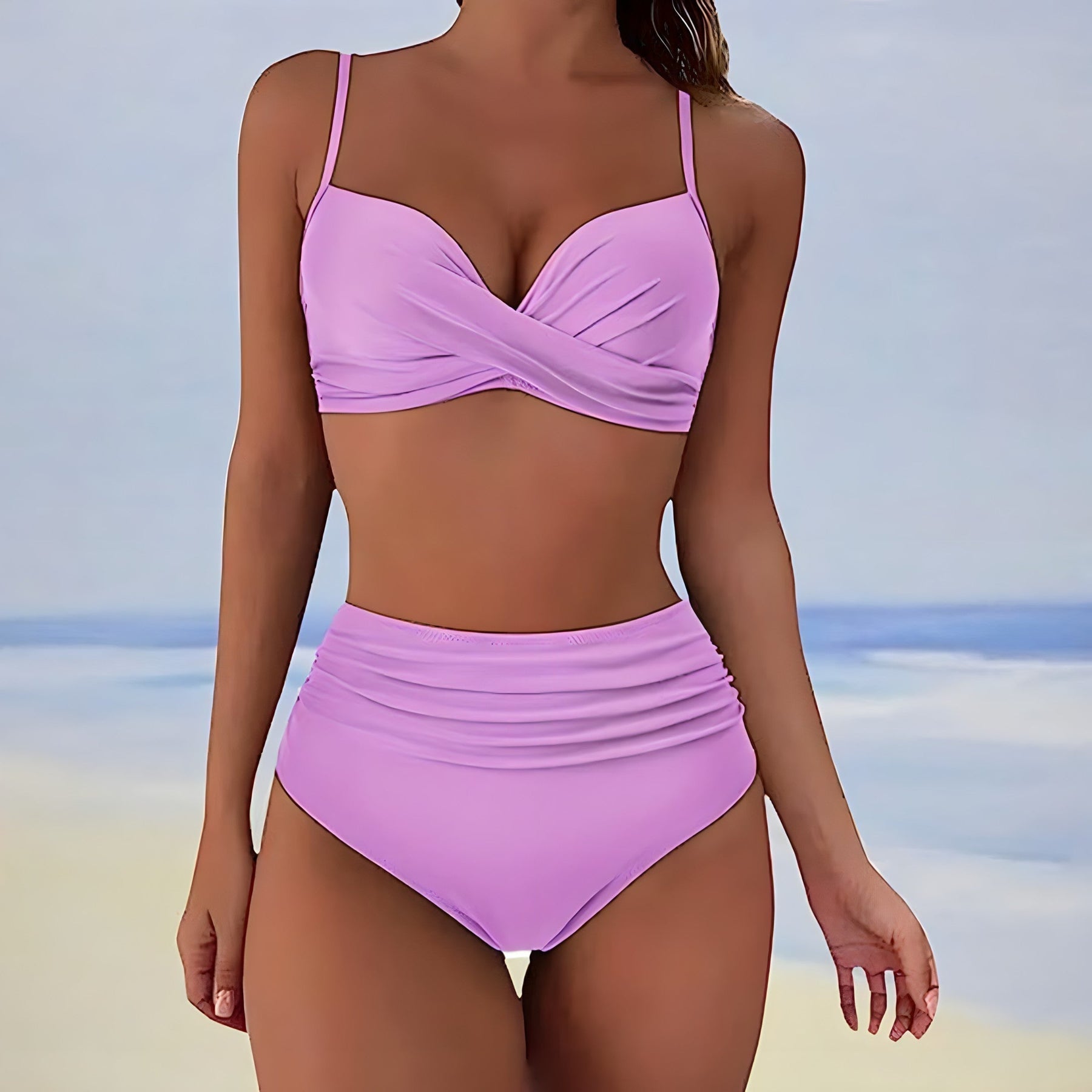 Verna® | Elegant High-Waisted Bikini