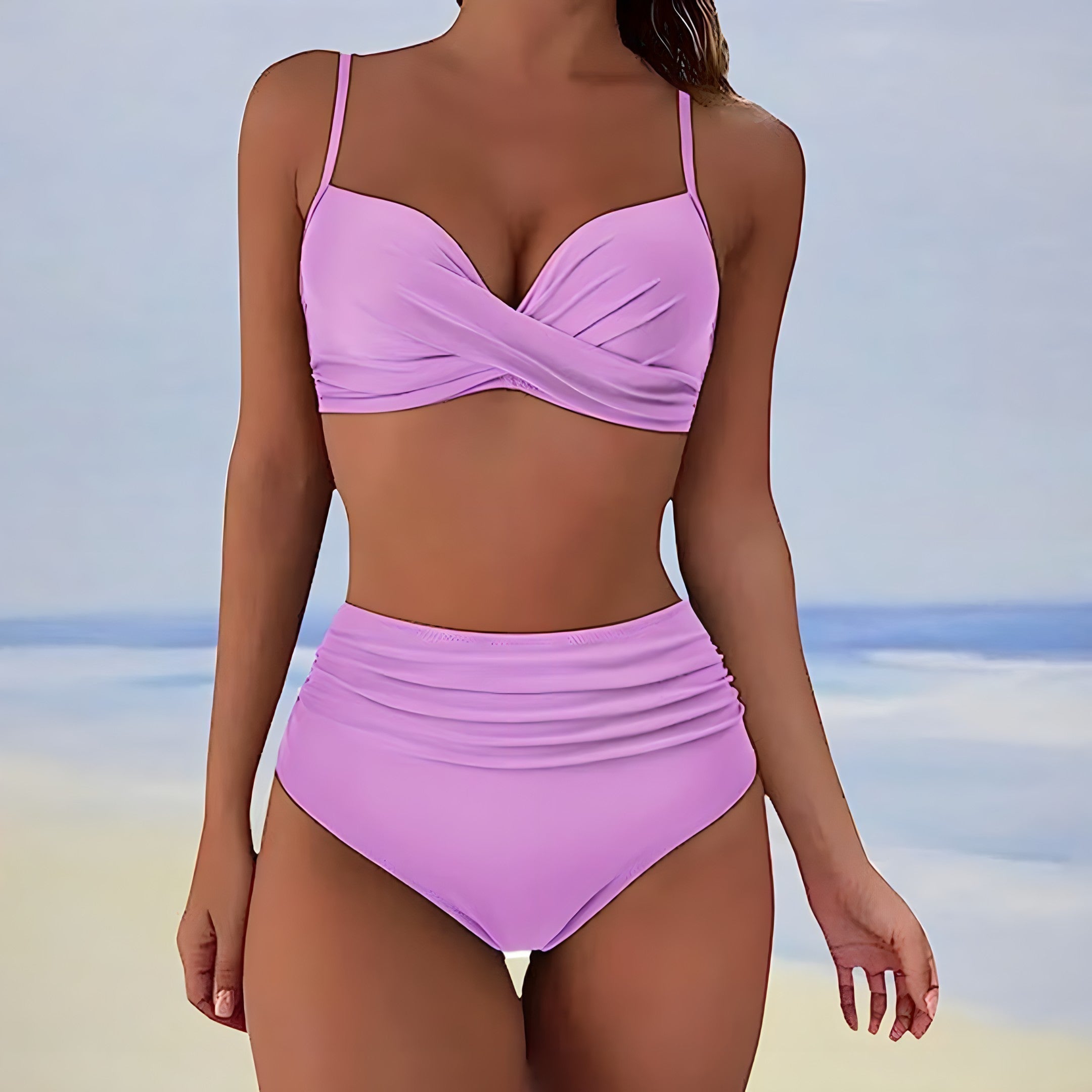 Verna® | Elegant High-Waisted Bikini