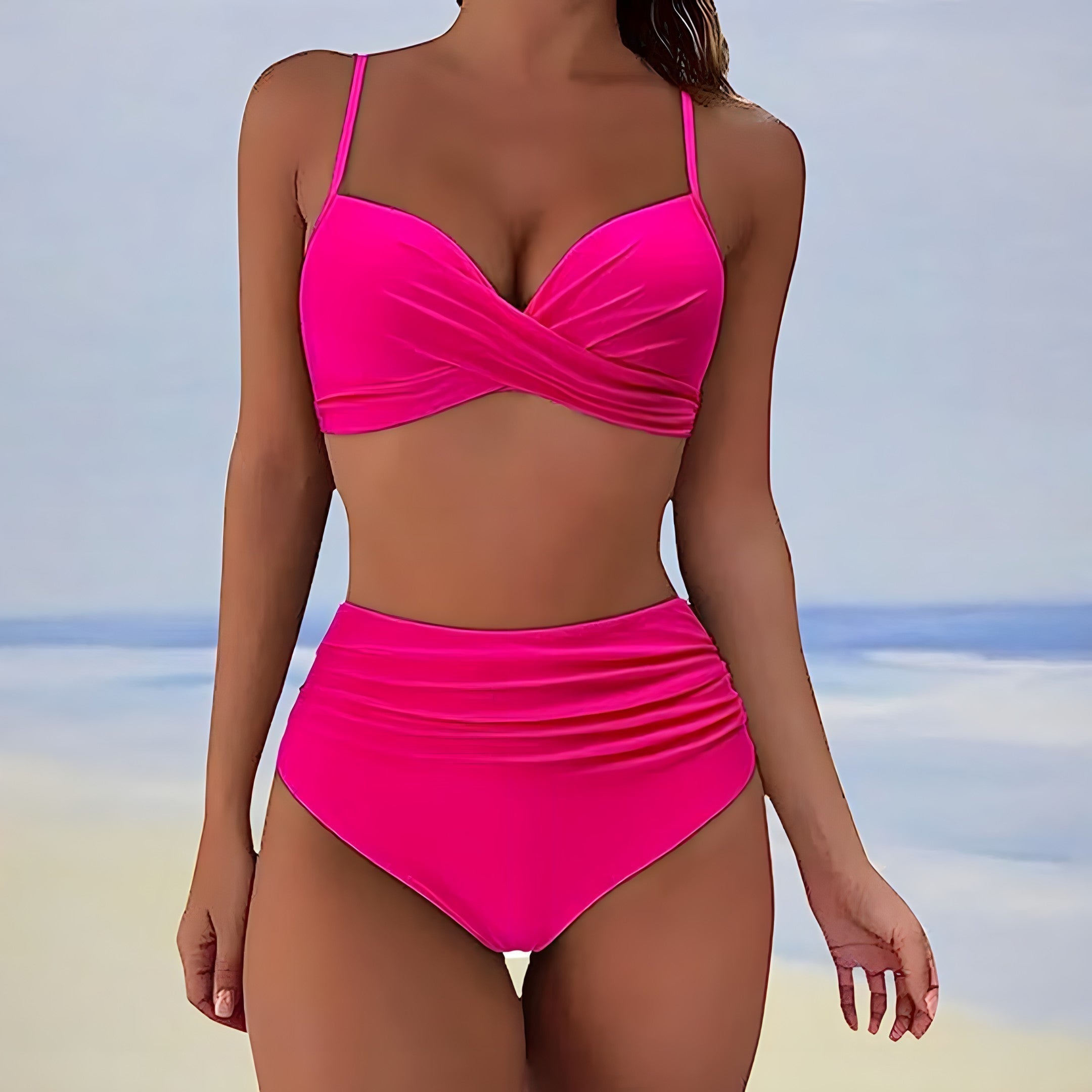 Verna® | Elegant High-Waisted Bikini