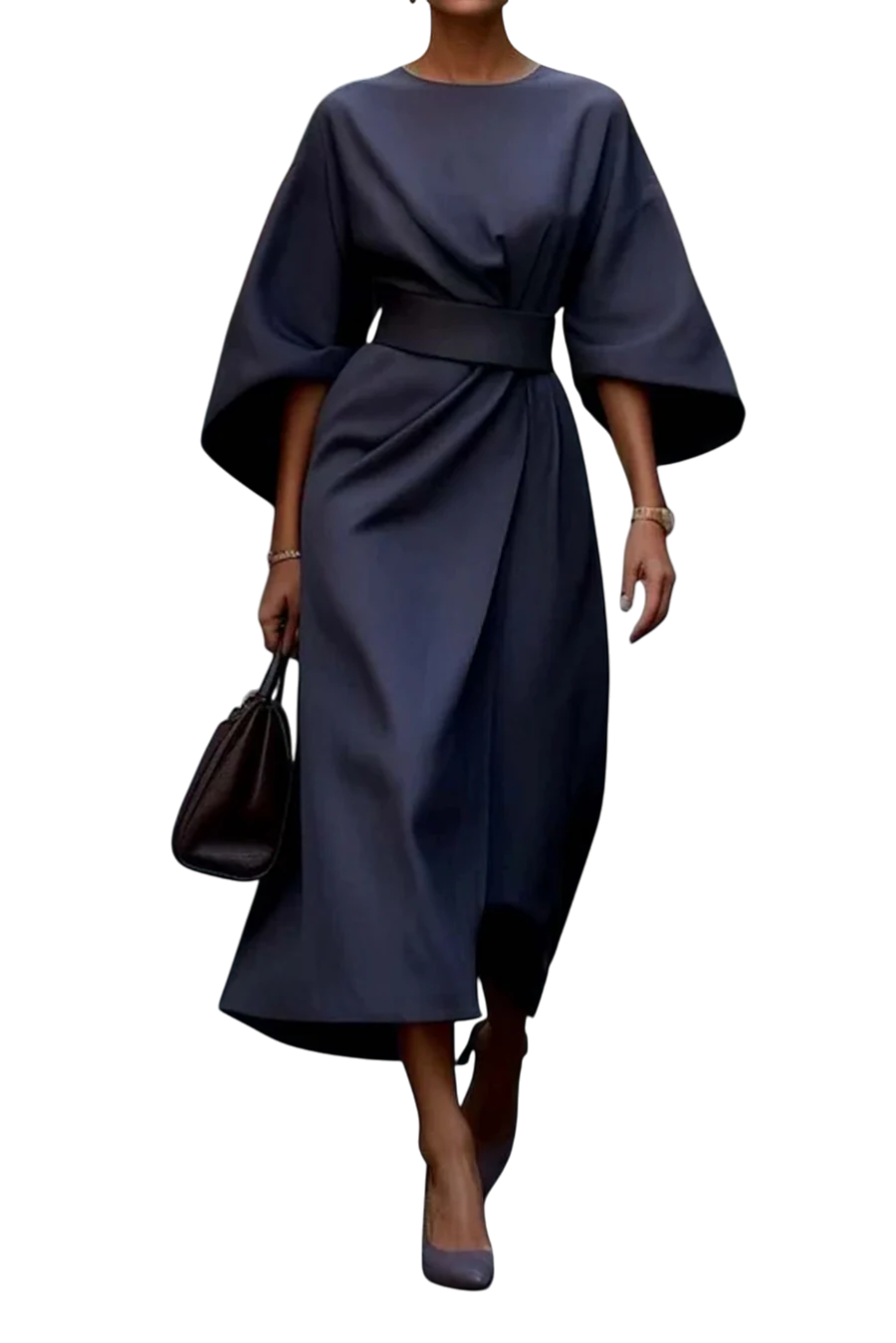 Maya™ | Elegant Dress with Lantern Sleeves