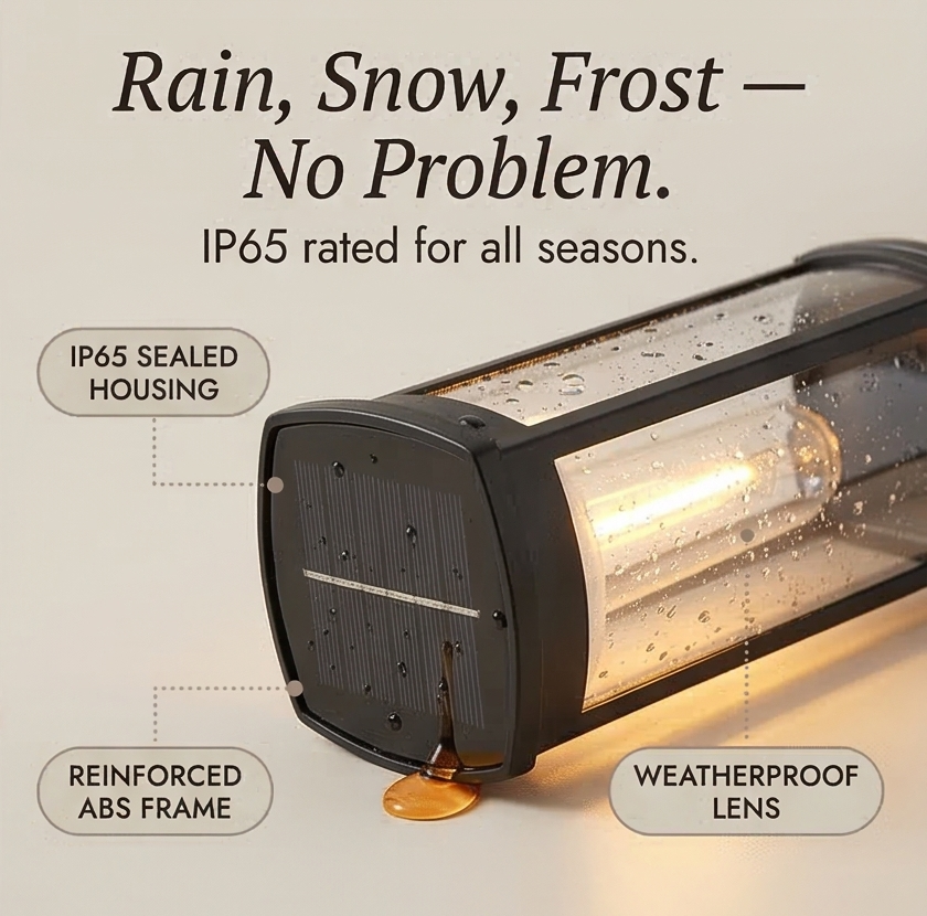 Lumiara - Vintage Glow Solar Walkway Light