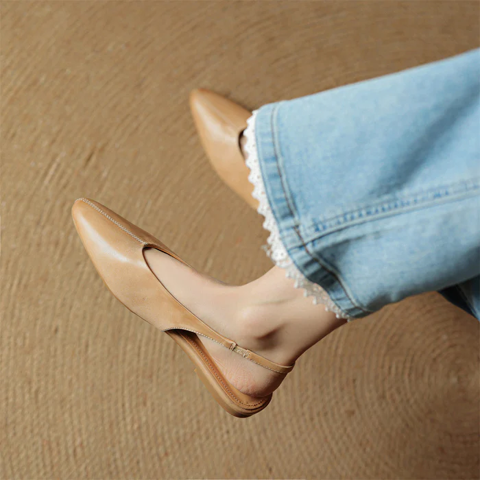 Carisse Genuine Leather Flats