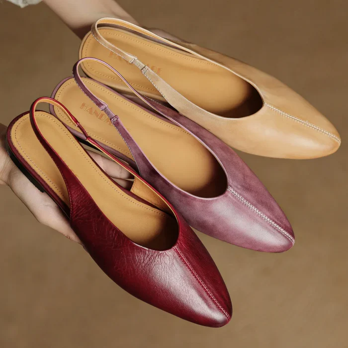 Carisse Genuine Leather Flats