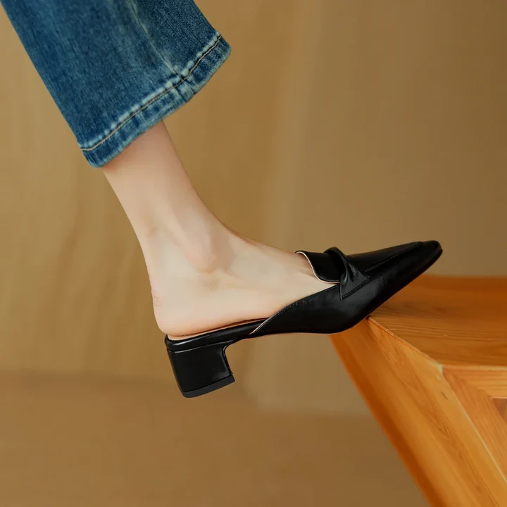 Palieri Genuine Leather Mules