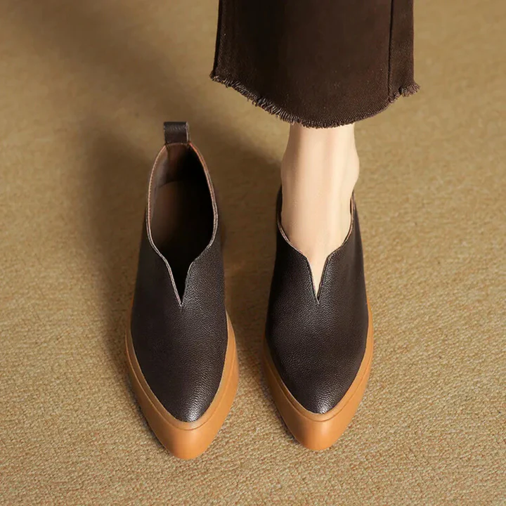Maeva Leather Loafers