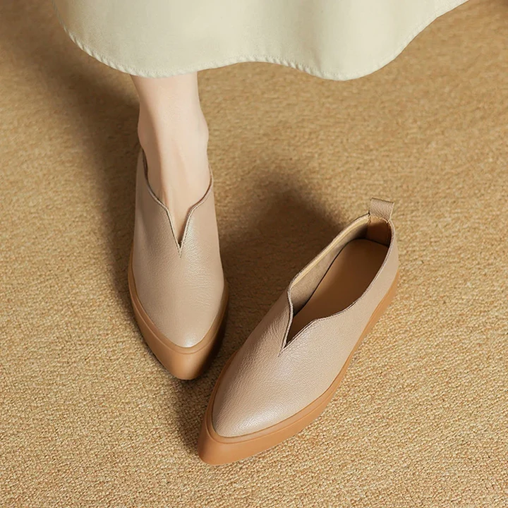 Maeva Leather Loafers
