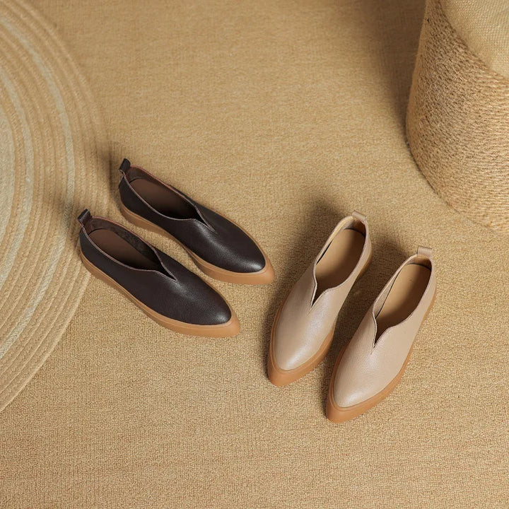 Maeva Leather Loafers