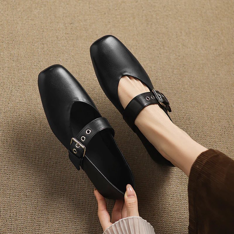 Olivette Leather Mules