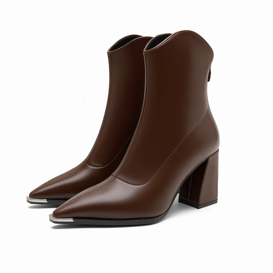 Montrose Chrome Tip Chelsea Boots