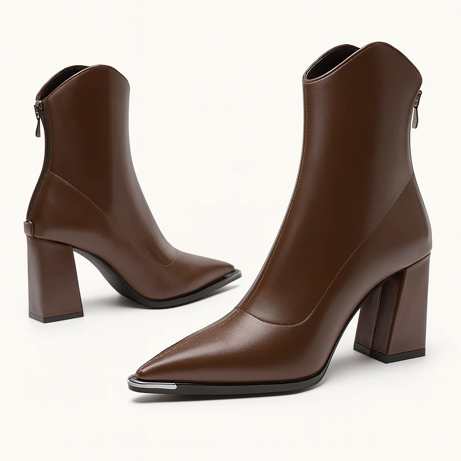 Montrose Chrome Tip Chelsea Boots