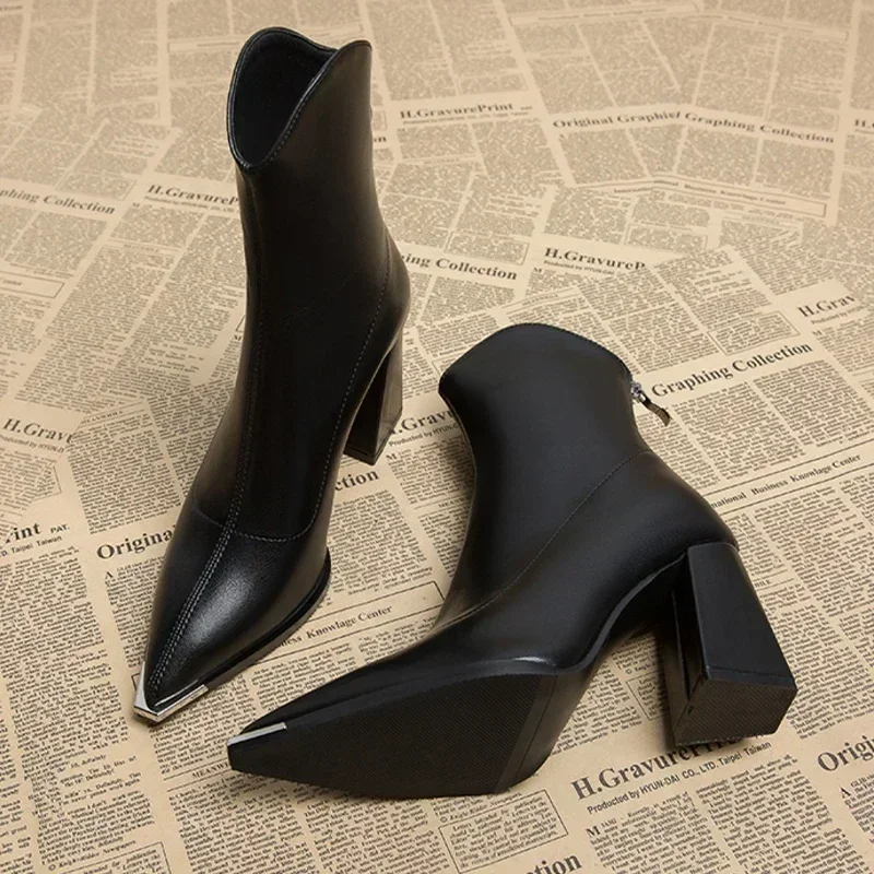 Montrose Chrome Tip Chelsea Boots