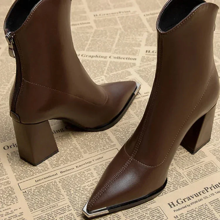Montrose Chrome Tip Chelsea Boots