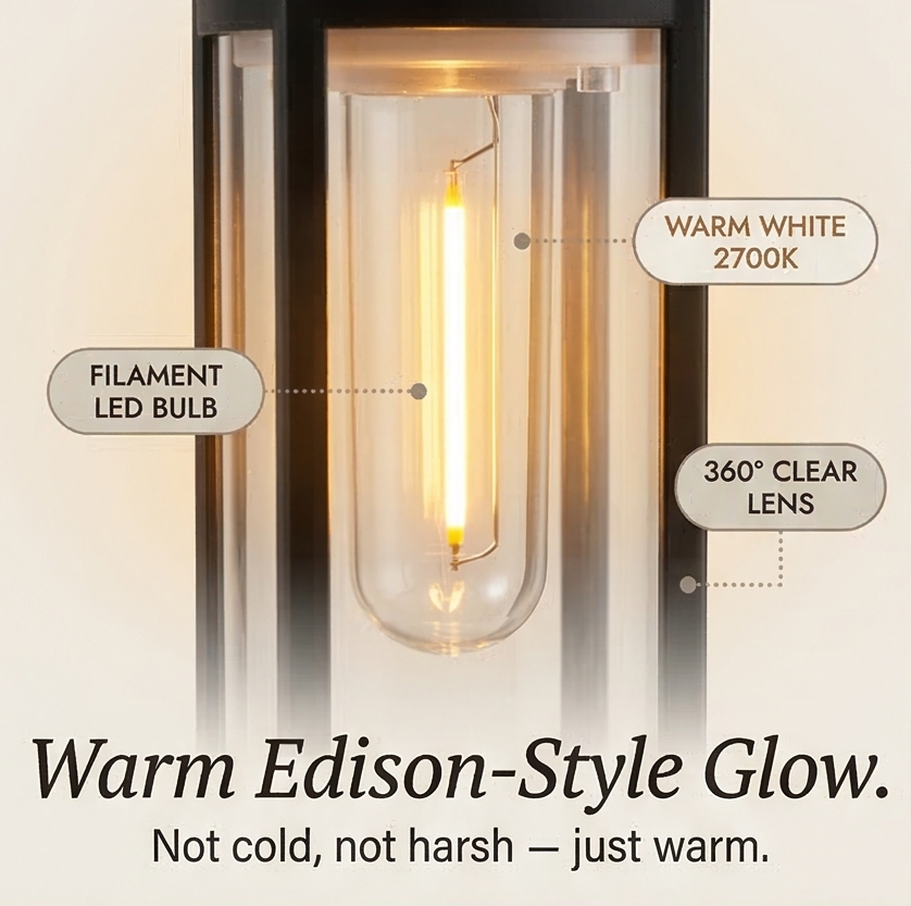 Lumiara - Vintage Glow Solar Walkway Light