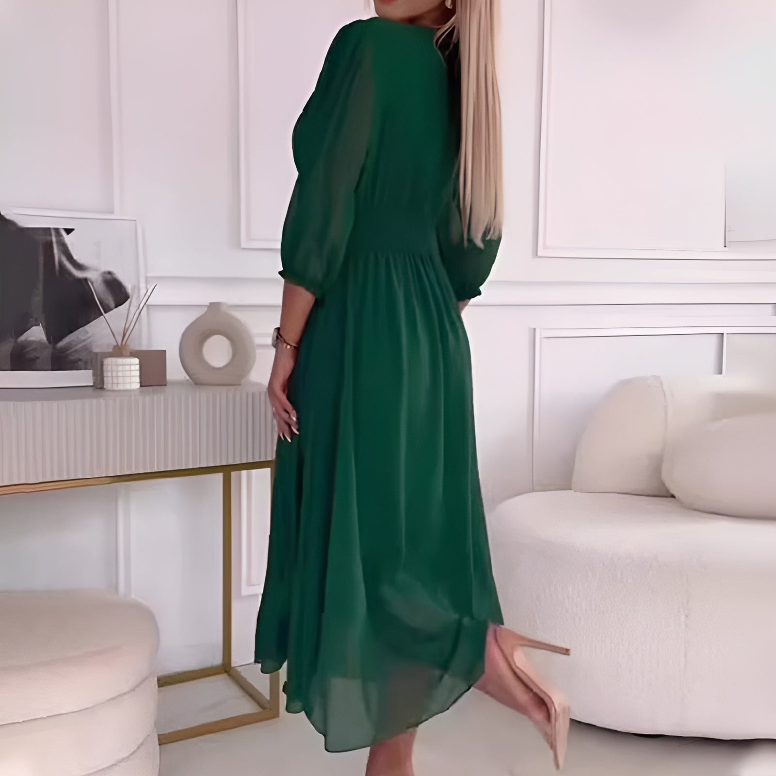 Skylar – Lightweight Silky Chiffon Dress